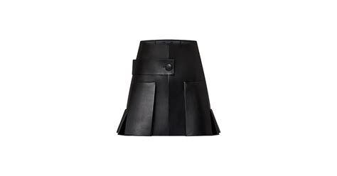 louis vuitton leather tab|Leather Button Tab Pleat Skirt .